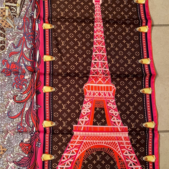 NWT Louis Vuitton Paris Exclusive Scarf - Picture 4 of 15